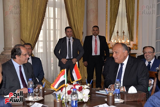 بالصور.. بدء اجتماع وزراء خارجية ورؤساء المخابرات في مصر والسودان