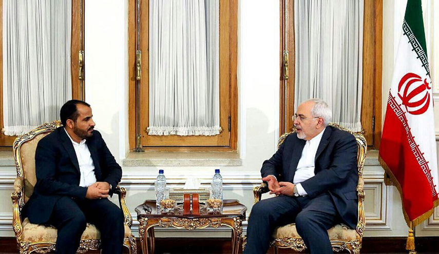 الناطق باسم "أنصار الله" اليمنية  يلتقي وزير الخارجية الإيراني بطهران