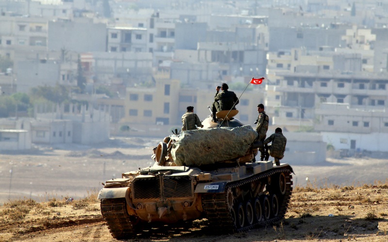 کارنامه ارتش ترکیه در  بیست و هفتمین روز عملیات شاخه زیتون