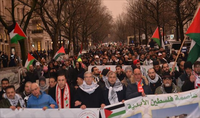 برگزاری تظاهرات ضدصهیونیستی در تونس 