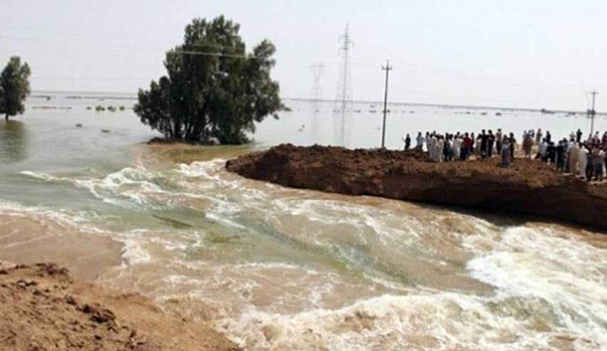امتلاء سبعة وديان قرب الحدود العراقية الايرانية بالمياه بسبب غزارة الأمطار