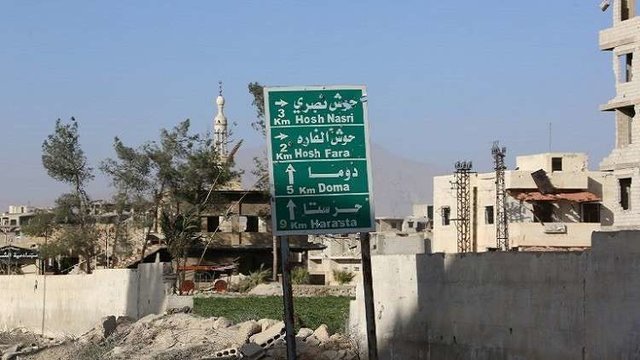ارتش سوریه «دوما و حرستا» در غوطه شرقی دمشق را محاصره کرد