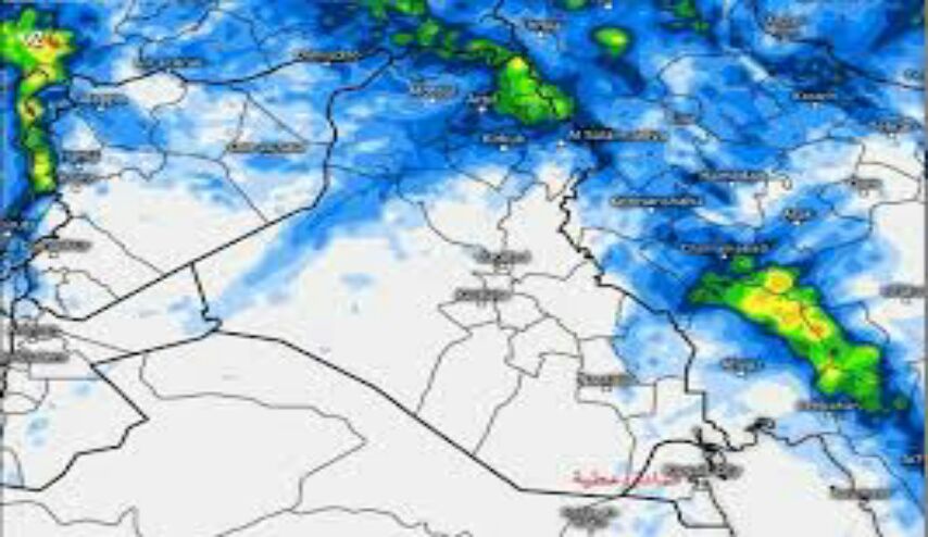 بالخريطة: هذه توقعات هطول الأمطار في العراق خلال اليومين المقبلين