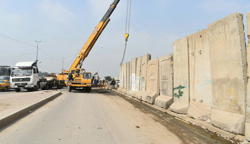 بالصور... إعادة إفتتاح عدة شوارع رئيسية في بغداد