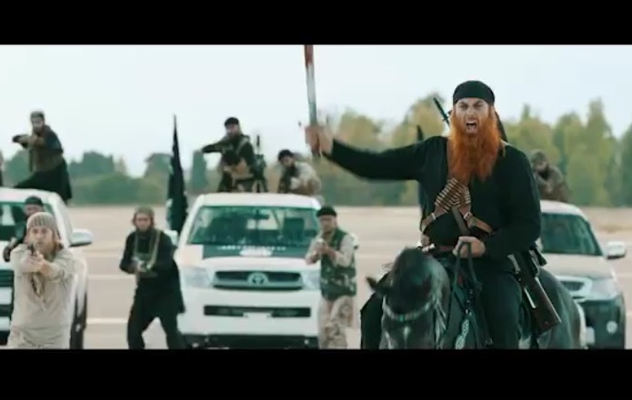 استیکر داعشی‌ها برای دعوت مخاطب به تماشای فیلم تازه حاتمی‌کیا