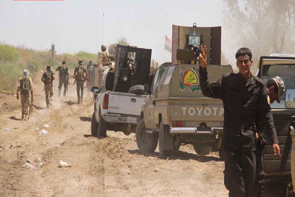 «حشد شعبی» حمله داعش به شمال بغداد را ناکام گذاشت
