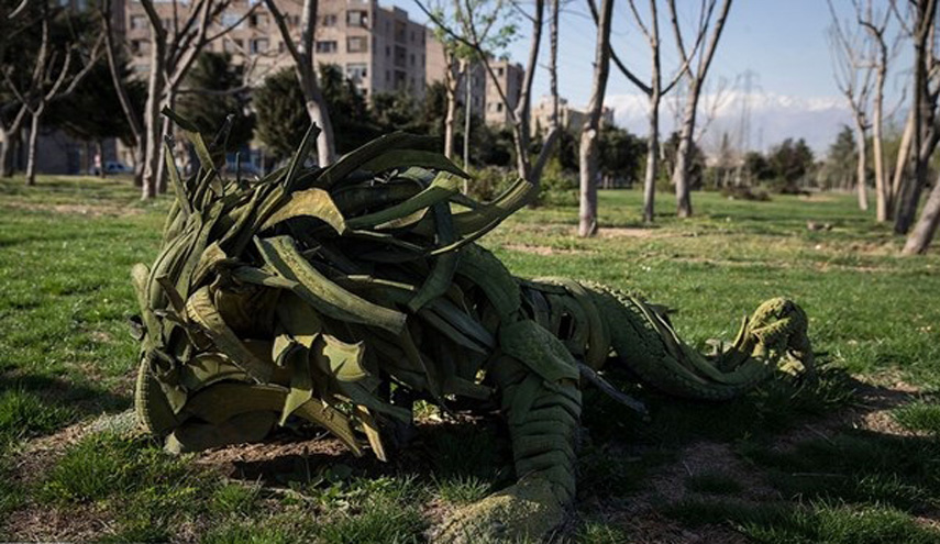 بالصور... حديقة إعادة التدوير في طهران