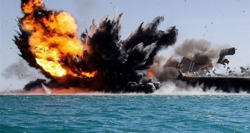 هدف قرار گرفتن کشتی متجاوزان سعودی در دریای سرخ