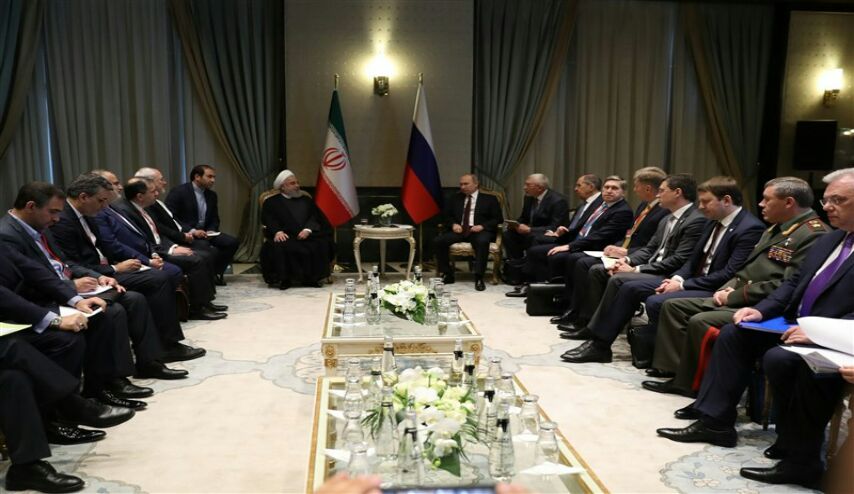 روحاني: يجب وقف ارتكاب المجازر بحق الشعب اليمني .. بوتين: ايران قوة اقليمية كبرى