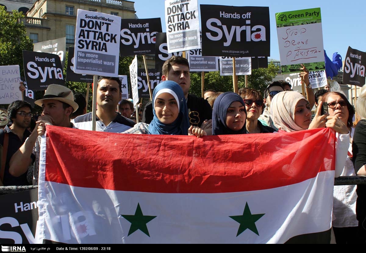 مخالفت ائتلاف ضد جنگ در انگلیس با دخالت نظامی در سوریه