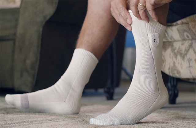 جورابی که مانع گسترش زخم پای بیماران دیابتی می شود