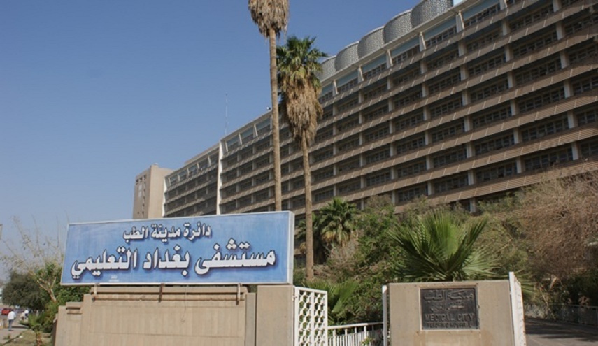 اندلاع حريق في مبنى مدينة الطب ببغداد