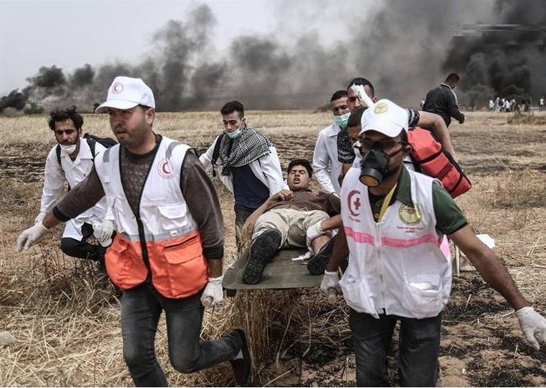 زخمی شدن ۳۱ فلسطینی در مرزهای شرقی غزه