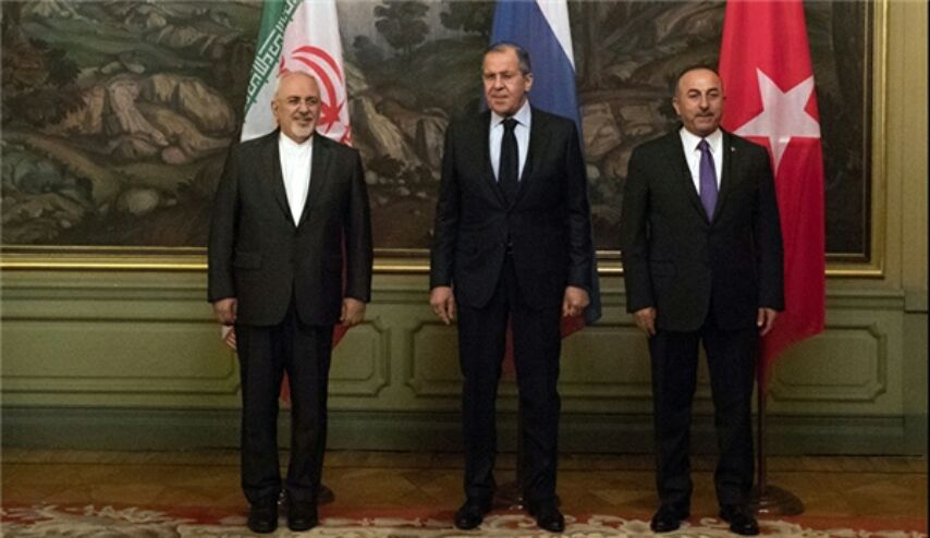  ايران وروسيا وتركيا تؤكد على استمرار التعاون للقضاء على الارهاب في سوريا