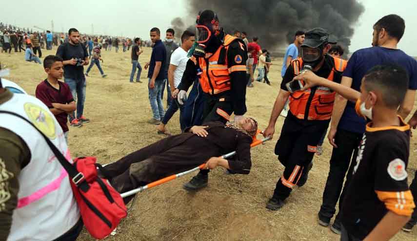 ألف مصاب باعتداءات الاحتلال على مسيرات العودة بغزة وفلسطينيو الداخل يتظاهرون عند حدود القطاع