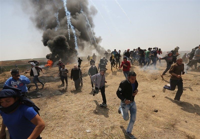 زخمی شدن ده‌ها فلسطینی در حمله نظامیان صهیونیست