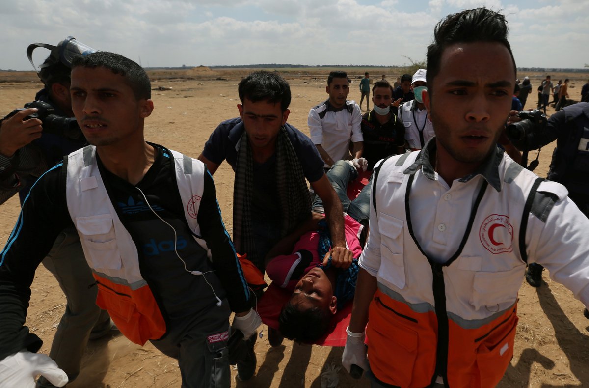 مجروحان فلسطینی به مصر منتقل می شوند