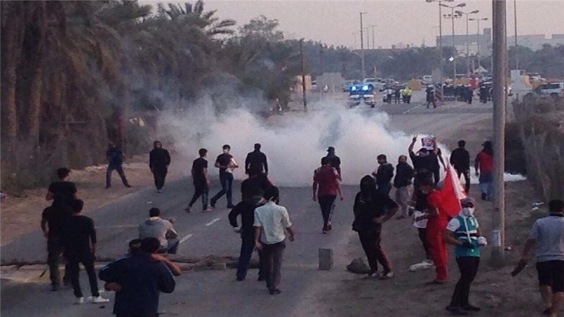 سرکوب تظاهرات ضدصهیونیستی  بحرینی‌ها 