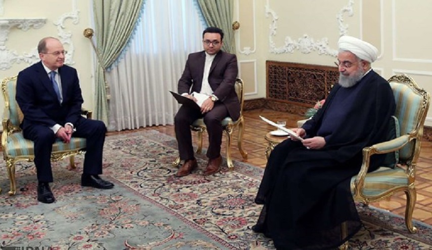روحاني : أمريكا ارتكبت خطأين كبيرين بالانسحاب من الإتفاق النووي ونقل سفارتها الى القدس