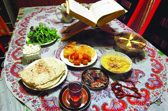 بهترین برنامه غذایی برای ماه مبارک رمضان