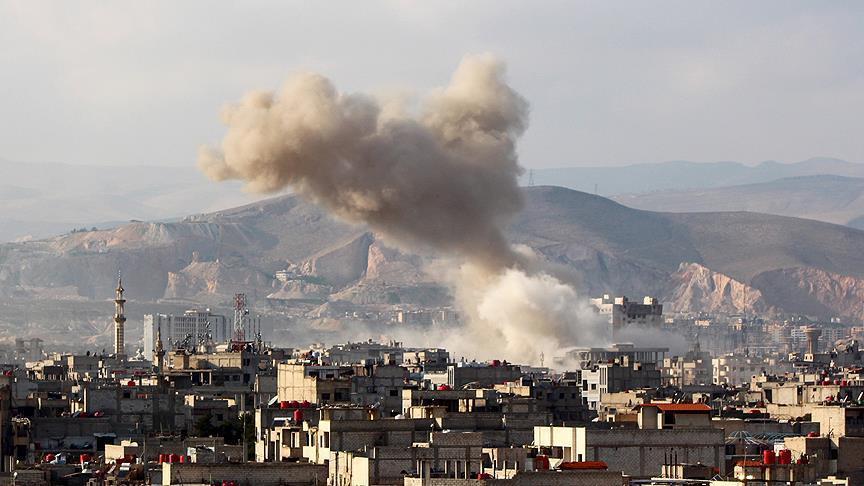 انفجار شدید در نزدیکی یک پایگاه نظامی در نزدیکی دمشق
