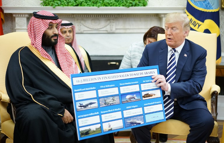 تشديد مخالفتها با طرح ترامپ براي فروش سلاح پيشرفته به عربستان و امارات
