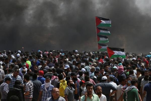 افزایش شمار شهدای تظاهرات بازگشت در غزه به ۱۲۰ نفر