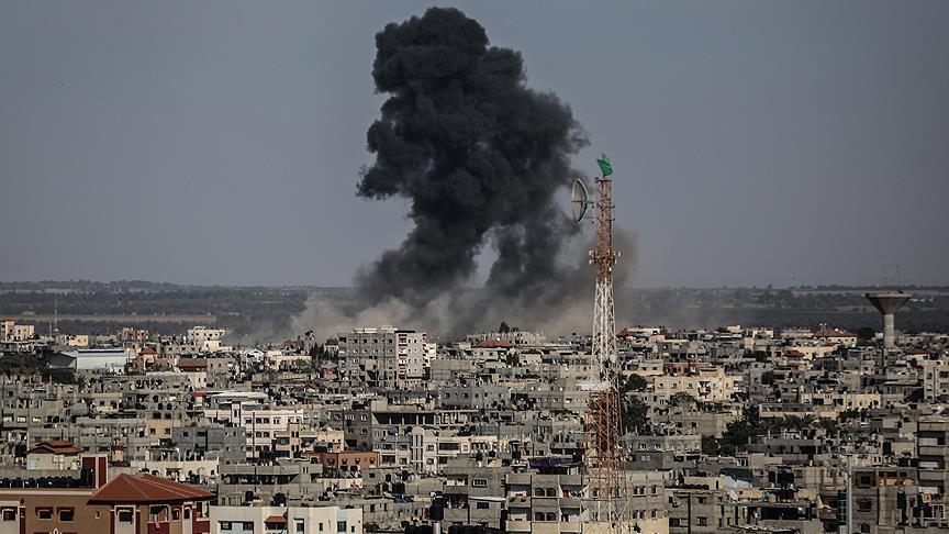 شهادت یک فلسطینی در حمله توپخانه‌ای ارتش رژیم صهیونیستی  به غزه