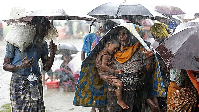 باران های موسمی تهدیدی جدید علیه آوارگان روهینگیا
