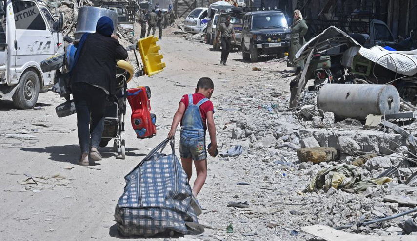 بدء عودة سكان مخيم اليرموك إلى منازلهم