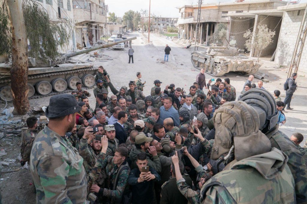 بیش از 9 هزار نفر از ساکنان غوطه شرقی به ارتش سوریه پیوستند