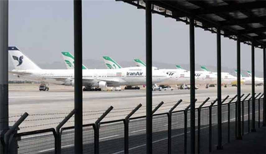 تعليق الرحلات الجوية بمطار الامام الخميني الدولي لمدة 5 ساعات