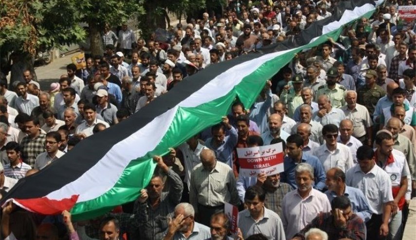  مشاركة واسعة للشعب الايراني في مسيرات يوم القدس 
