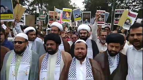 مسيرات شعبية حاشدة في يوم القدس العالمي بمدينة بنغالور الهندية