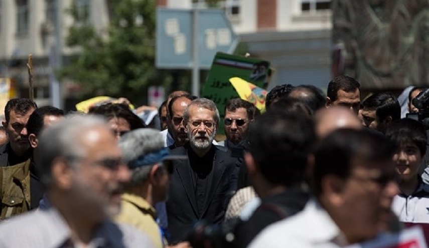 بالصور...مشاركة المسؤولين الايرانيين في مسيرات يوم القدس العالمي اليوم في طهران