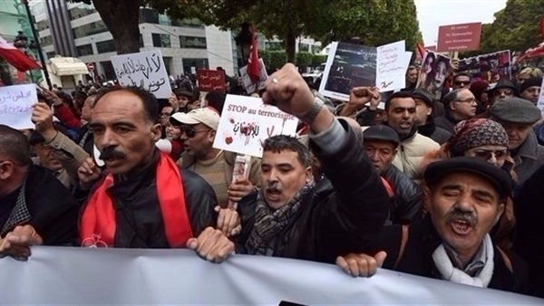 تظاهرات مردم تونس علیه امارات 