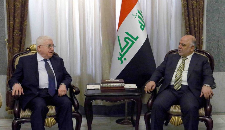 معصوم والعبادي يبحثان تشكيل الحكومة العراقية المقبلة