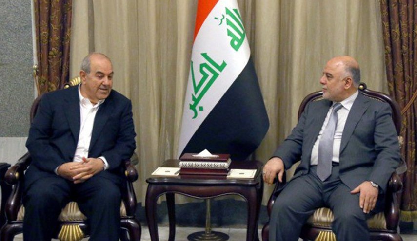  لقاء بين العبادي وعلاوي لوضع اسس برنامج الدولة العراقية