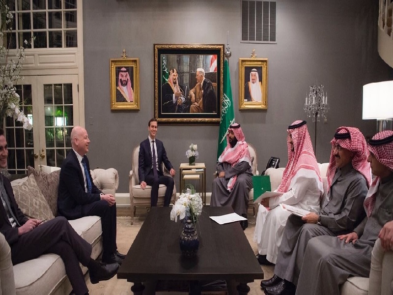 دیدار فرستادگان ترامپ با بن سلمان و سکوت رسانه های عربستان