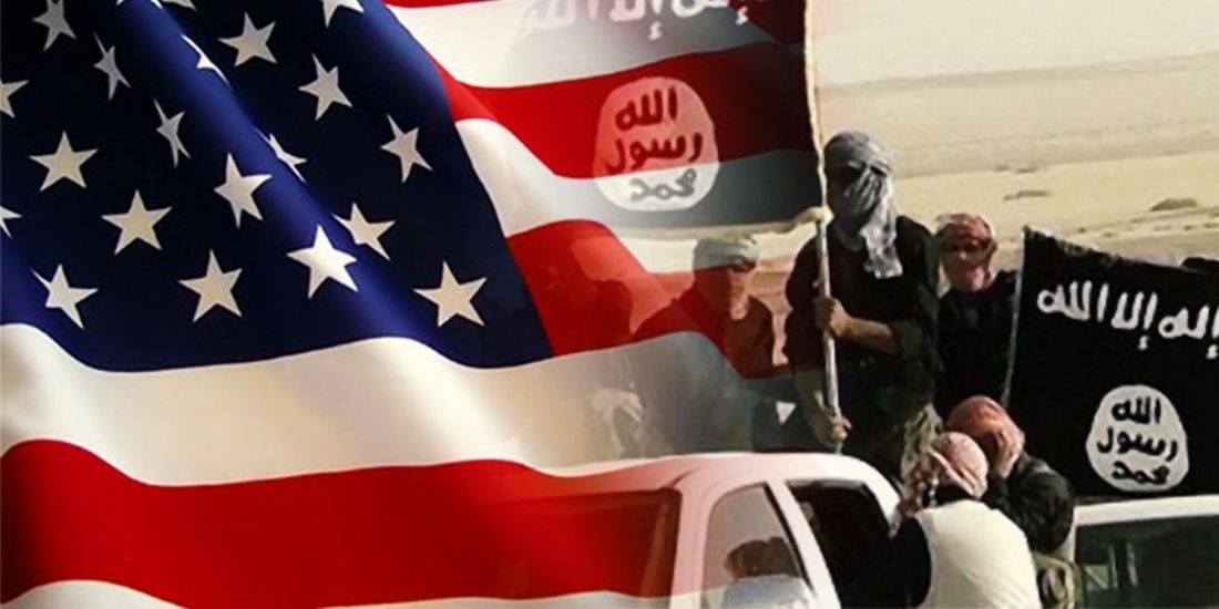 داعشی ها میهمانان پایگاه آمریکایی ها در سوریه!