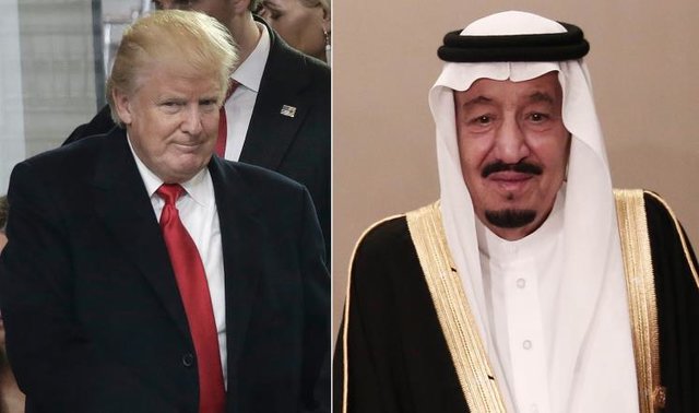 پادشاه عربستان به ترامپ تبریک گفت