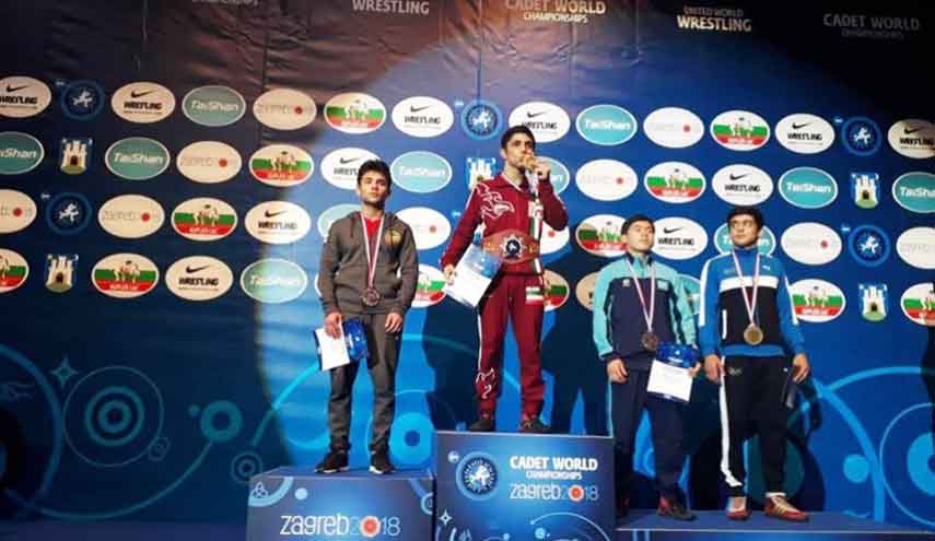 ناشئة ايران يحصدون ميداليات بطولة العالم للمصارعة الرومانية