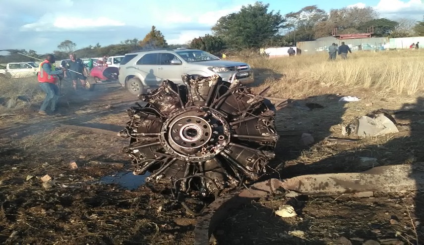 إصابات بتحطم طائرة في جنوب إفريقيا