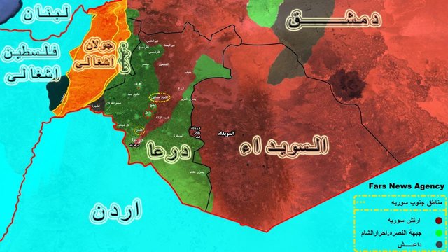 اداره برخی مناطق درعا به گروه‌های مخالف سوری واگذار می‌شود