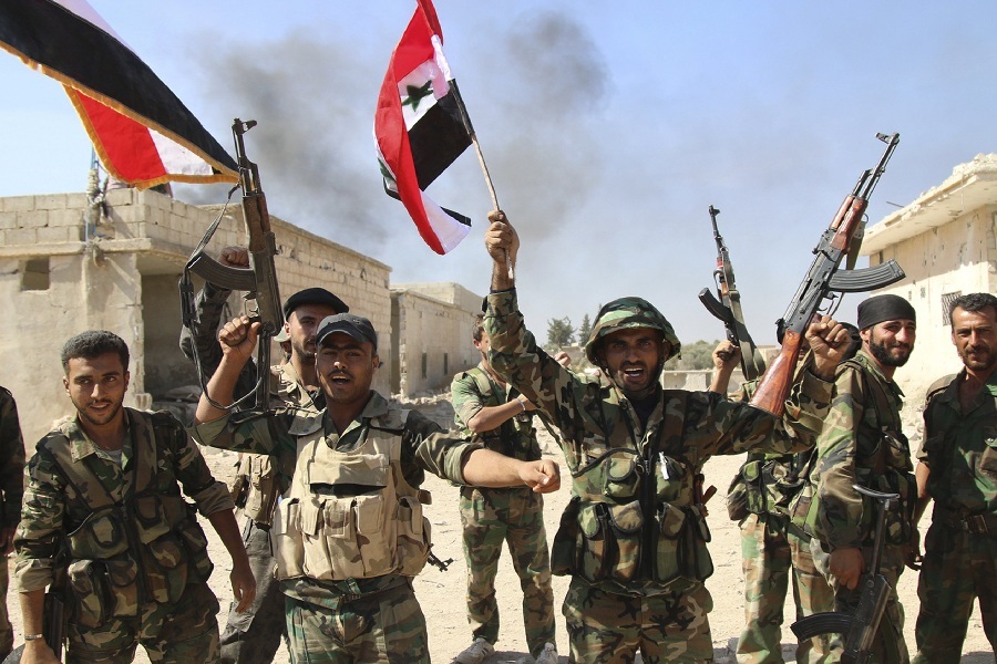 ارتش سوریه پس از 8 سال موفق شد وارد منطقه درعا البلد شود