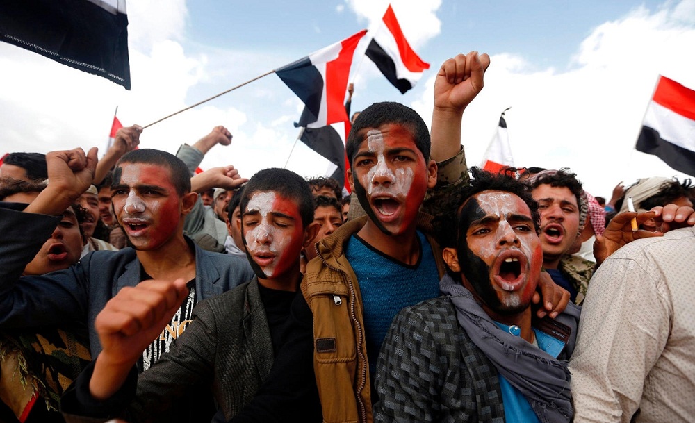 برگزاری تظاهرات گسترده ضد استکباری یمنی ها 