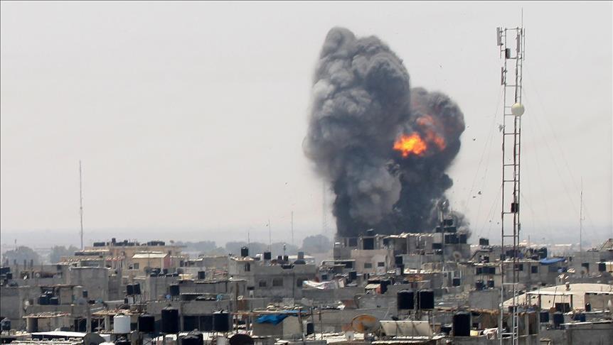 رژیم صهیونیستی  دیروز غزه را 40 بار بمباران کرد