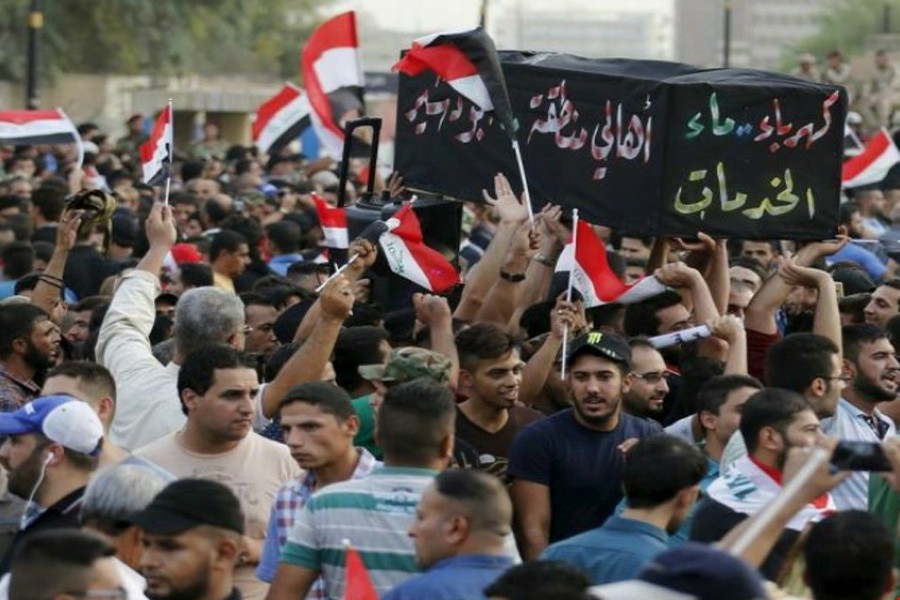 فهرست خواسته های معترضان در عراق تقدیم دفتر مرجعیت نجف شد