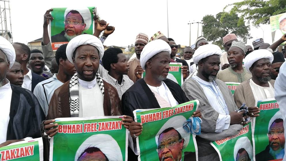 تظاهرات اعتراض آمیز شیعیان نیجریه‌ علیه استمرار بازداشت شیخ زکزاکی