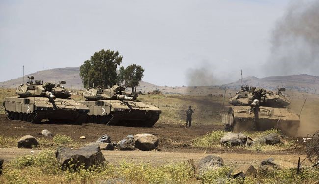  دبابات سورية من طراز "تي-72بي3" تقترب من مرتفعات الجولان